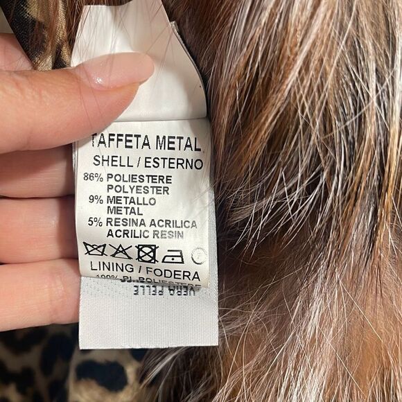 Real Fox Long Coat Size 14 - Picture 15 of 15